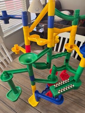 Vintage MarbleWorks Marble Run Discovery Toys Set STEM Educational Kids Toys